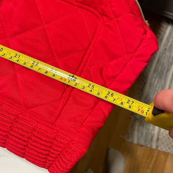 Kim Rogers Red Curvy Puffer Vest, Size 1X – Plus Size Winter Outerwear - Picture 8 of 10